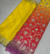 Georgette 54 inches & Organza 44 Inches Embroidery Combinations