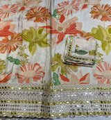 Pure Tissue Embroidery 54 inches Combinations