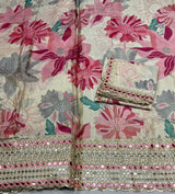 Pure Tissue Embroidery 54 inches Combinations
