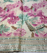Pure Tissue Embroidery 54 inches Combinations