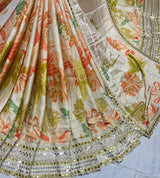 Pure Tissue Embroidery 54 inches Combinations