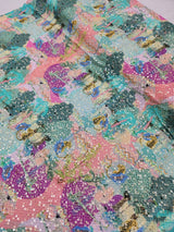 Pure Georgette Embroidery 44 inches