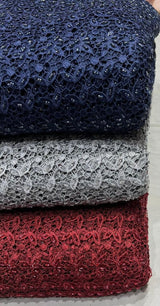 Imported cutwork embroidery 60 inches