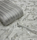Pure Georgette Embroidery 44 inches Combinations