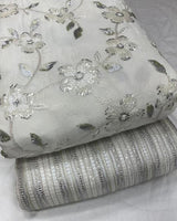 Pure Georgette Embroidery 44 inches Combinations