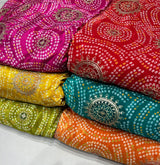 Pure Crepe Embroidery 44 inches