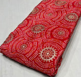 Pure Crepe Embroidery 44 inches