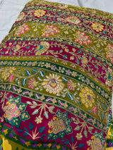 Pure Crepe Emrbroidery 44 inches