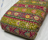 Pure Crepe Emrbroidery 44 inches