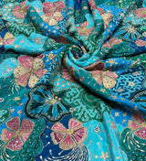 Pure Crepe Embroidery 44 inches