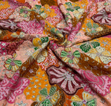 Pure Crepe Embroidery 44 inches