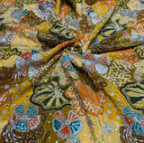 Pure Crepe Embroidery 44 inches