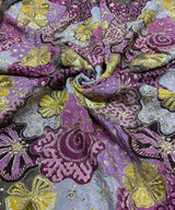 Pure Crepe Embroidery 44 inches