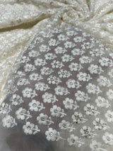 Pure Georgette Embroidery 44 Inches