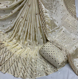 Pure Tissue Embroidery 44 Inches Combinations
