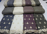 Pure Georgette 54 & 44 inches and Net 44 Embroidery Combinations