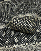 Pure Georgette 54 & 44 inches and Net 44 Embroidery Combinations
