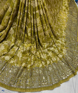 Pure Tissue Embroidery 45 inches