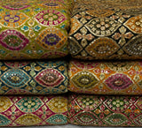 Pure Crepe Embroidery 44 Inches
