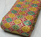 Pure Crepe Embroidery 44 Inches