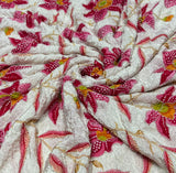 Pure Crepe Embroidery 44 Inches
