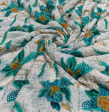 Pure Crepe Embroidery 44 Inches