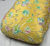 Pure Crepe Embroidery 44 Inches