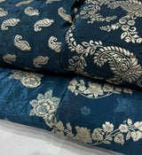 Pure zari Crepe jaccord