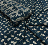 Pure zari Crepe jaccord