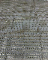 Pure  georgette Foil coading embroidery