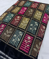 Velevt embroidery