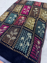 Velevt embroidery