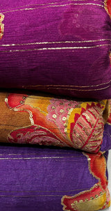 Chinon Lurex lining Position embroidery fabric