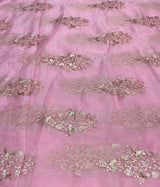 Pure orgenza embroidery shirt fabric