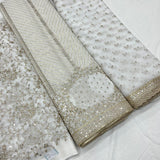 pure georgette lehnga embroidery fabric