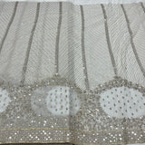 pure georgette lehnga embroidery fabric