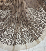Net imported cutdana embroidery fabric