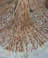 Net imported cutdana embroidery fabric
