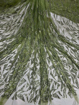 Net imported cutdana embroidery fabric