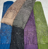 Cutdana embroidery  fabric