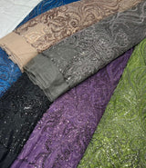Cutdana embroidery  fabric