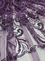 Cutdana embroidery  fabric