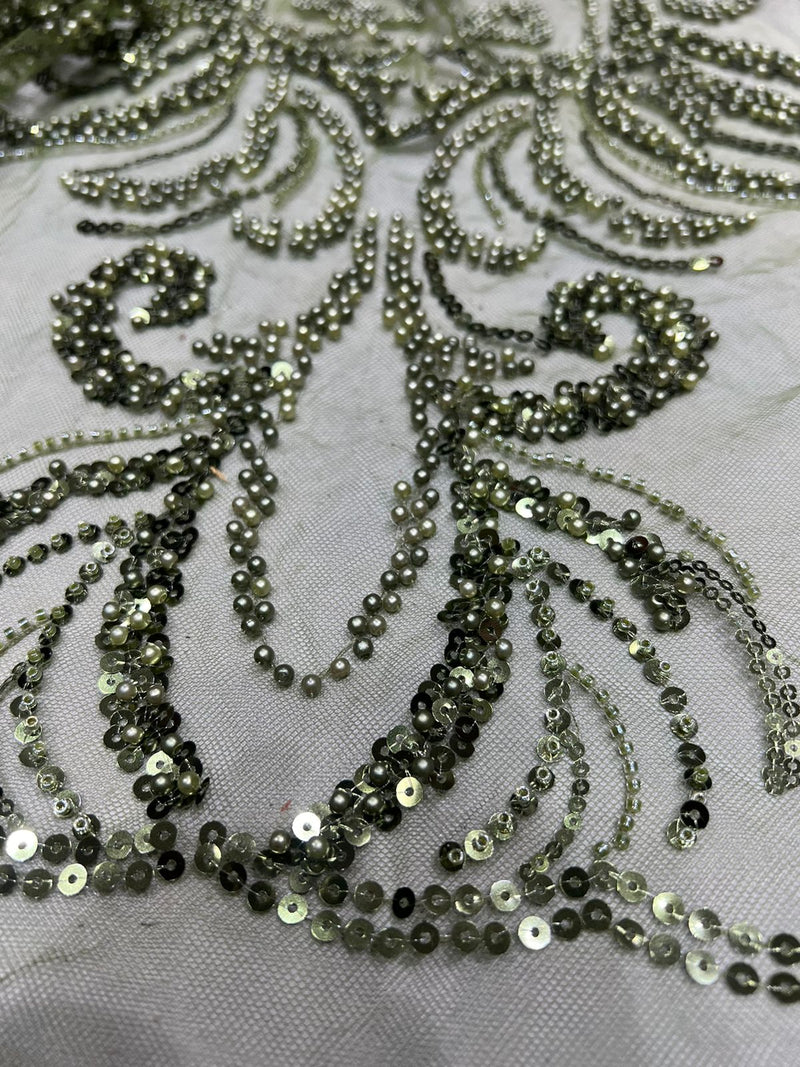 Cutdana embroidery  fabric