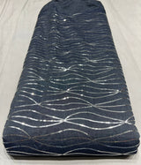 Denim embroidery fabric