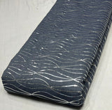 Denim embroidery fabric