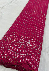 Assorted embroideries fabric