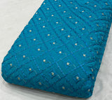 Assorted embroideries fabric