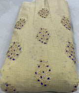 Assorted embroideries fabric