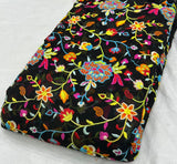 Assorted embroideries fabric