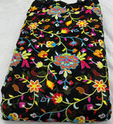 Assorted embroideries fabric